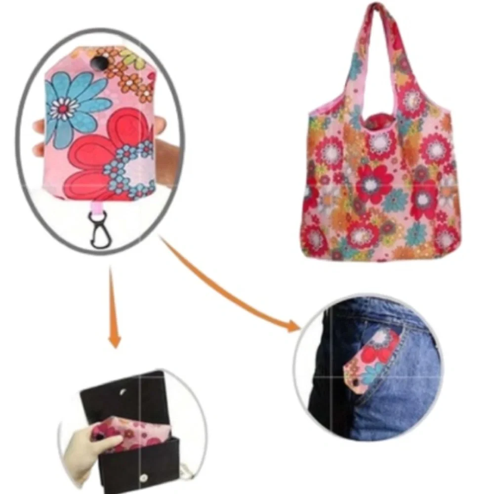 NWT Reusable Cartoon Dog Print Handbag